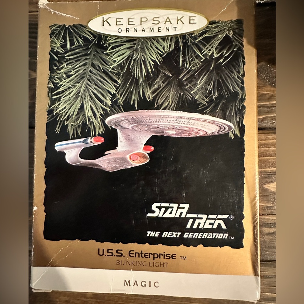 Vintage Hallmark Star Trek U.S.S. Enterprise Ornament